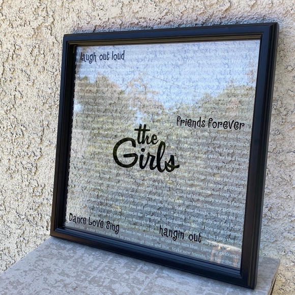 Kohl's Accents The Girls Glass Double Pane Collage Picture Frame